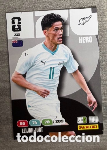 Coleccionismo Cromos antiguos: 333 Just Nueva Zelanda Panini Adrenalyn XL FIFA World Cup 2026