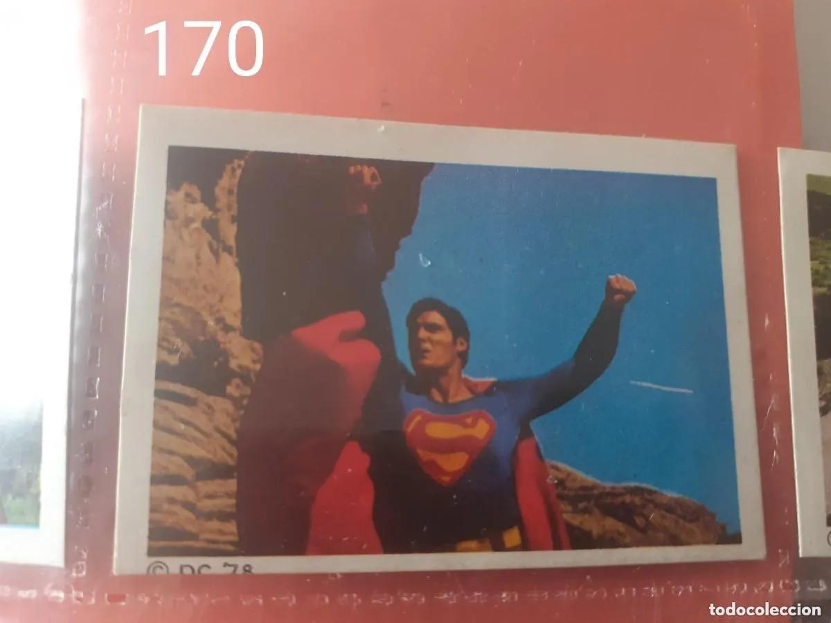 Coleccionismo Cromos antiguos: Cromo n.170 SUPERMAN - the movie - sin pegar