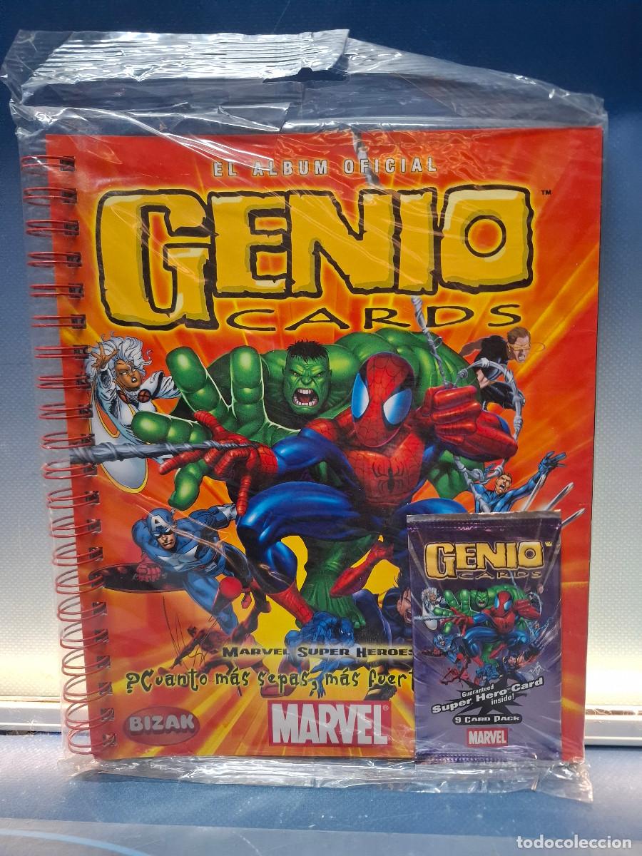Coleccionismo Cromos antiguos: Album Genio Cards, Marvel, Sin Abrir