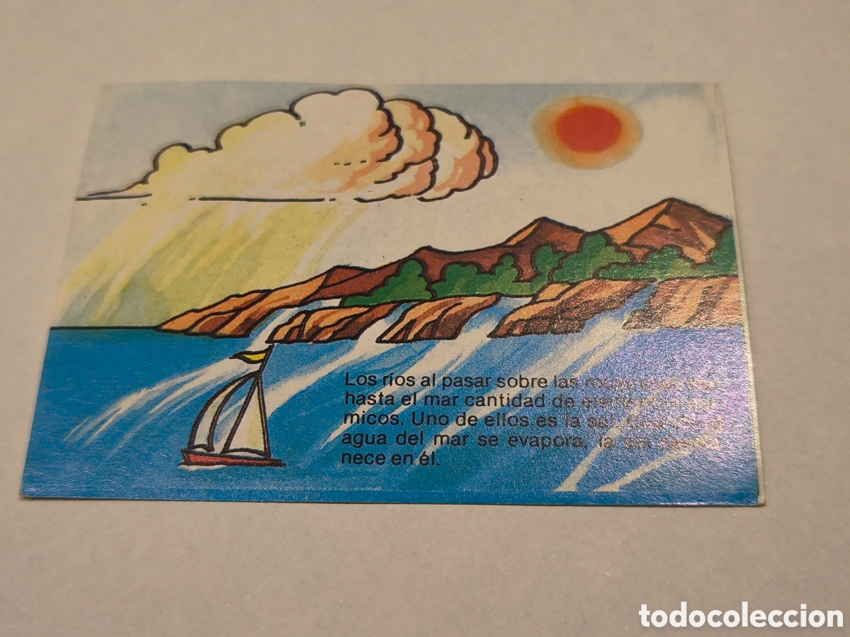 Collectionnisme Cartes &agrave; collectionner anciennes: EL LIBRO DE LOS JUEGOS. BIMBO. 1979. COMBATE NAVAL, CROMO 3