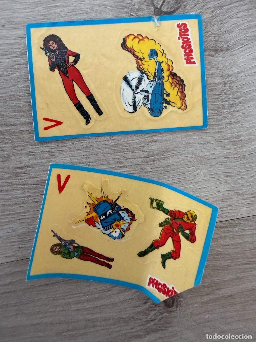 Coleccionismo Cromos antiguos: 2 cromos distintos V de Phoskitos