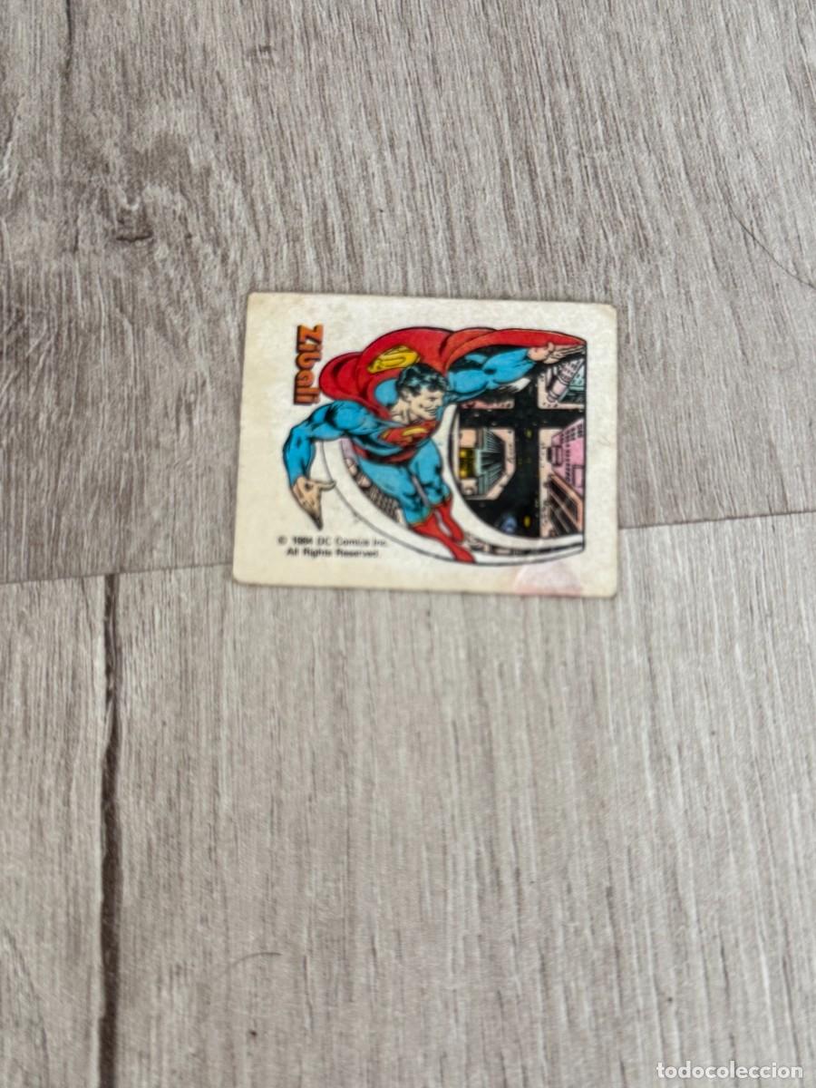 Coleccionismo Cromos antiguos: Cromo Superman DC de Chocolates Zibali