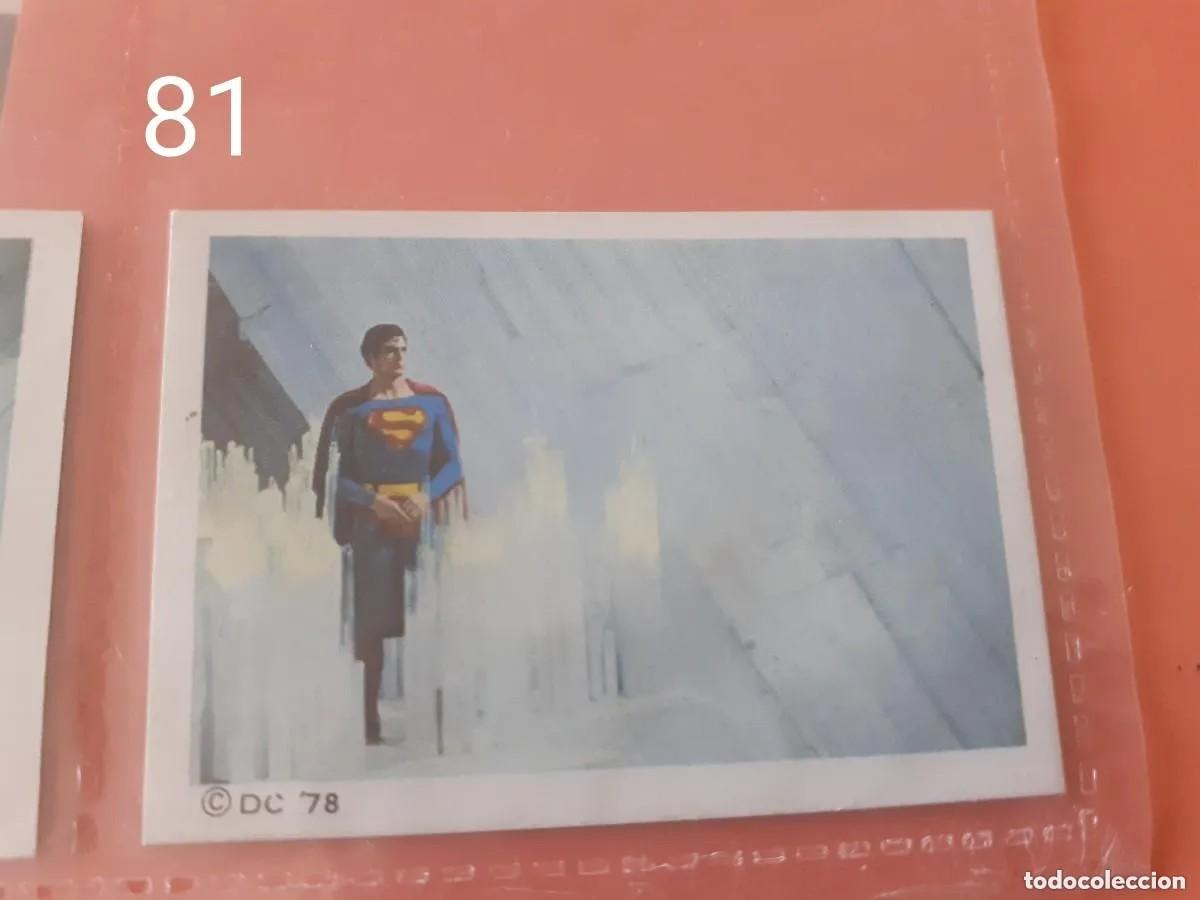 Coleccionismo Cromos antiguos: Cromo n.81 SUPERMAN - the movie - sin pegar