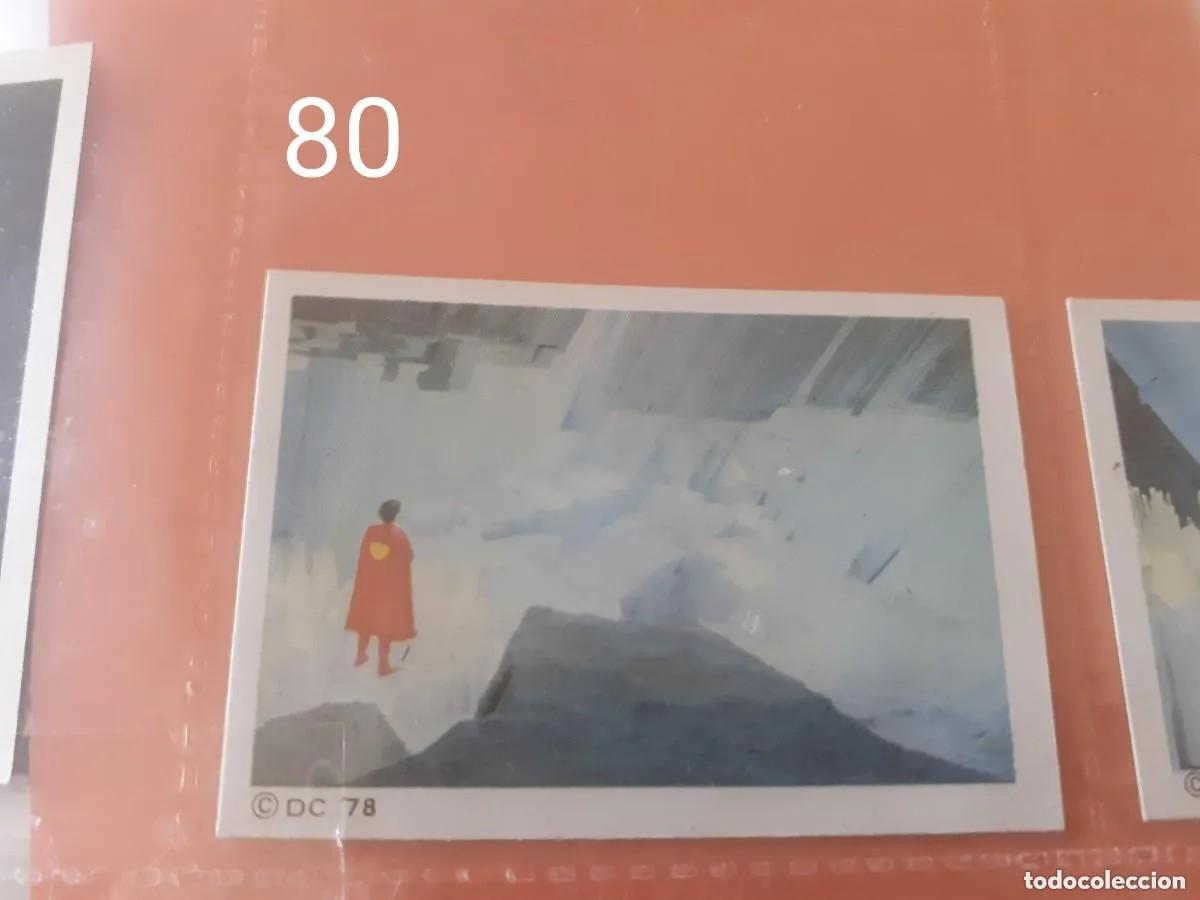Coleccionismo Cromos antiguos: Cromo n.80 SUPERMAN - the movie - sin pegar