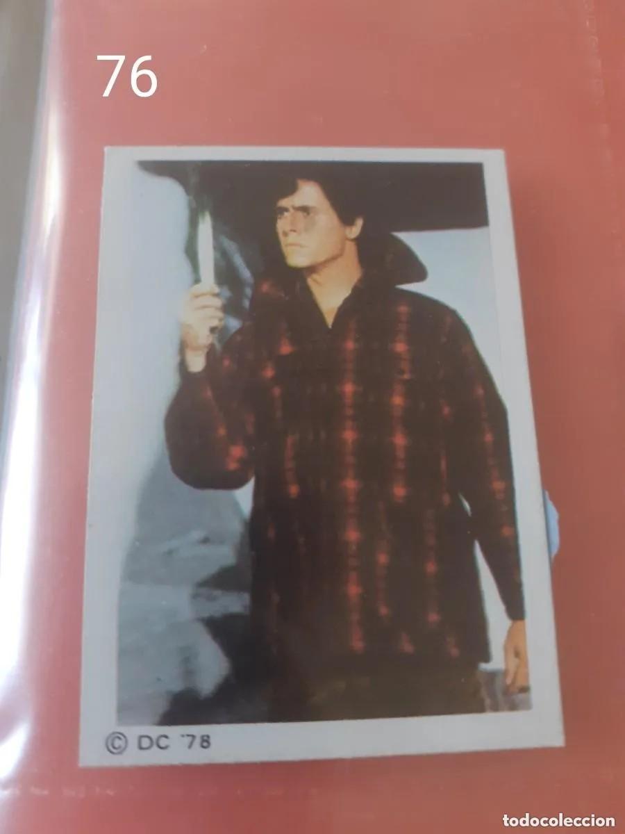 Coleccionismo Cromos antiguos: Cromo n.76 SUPERMAN - the movie - sin pegar