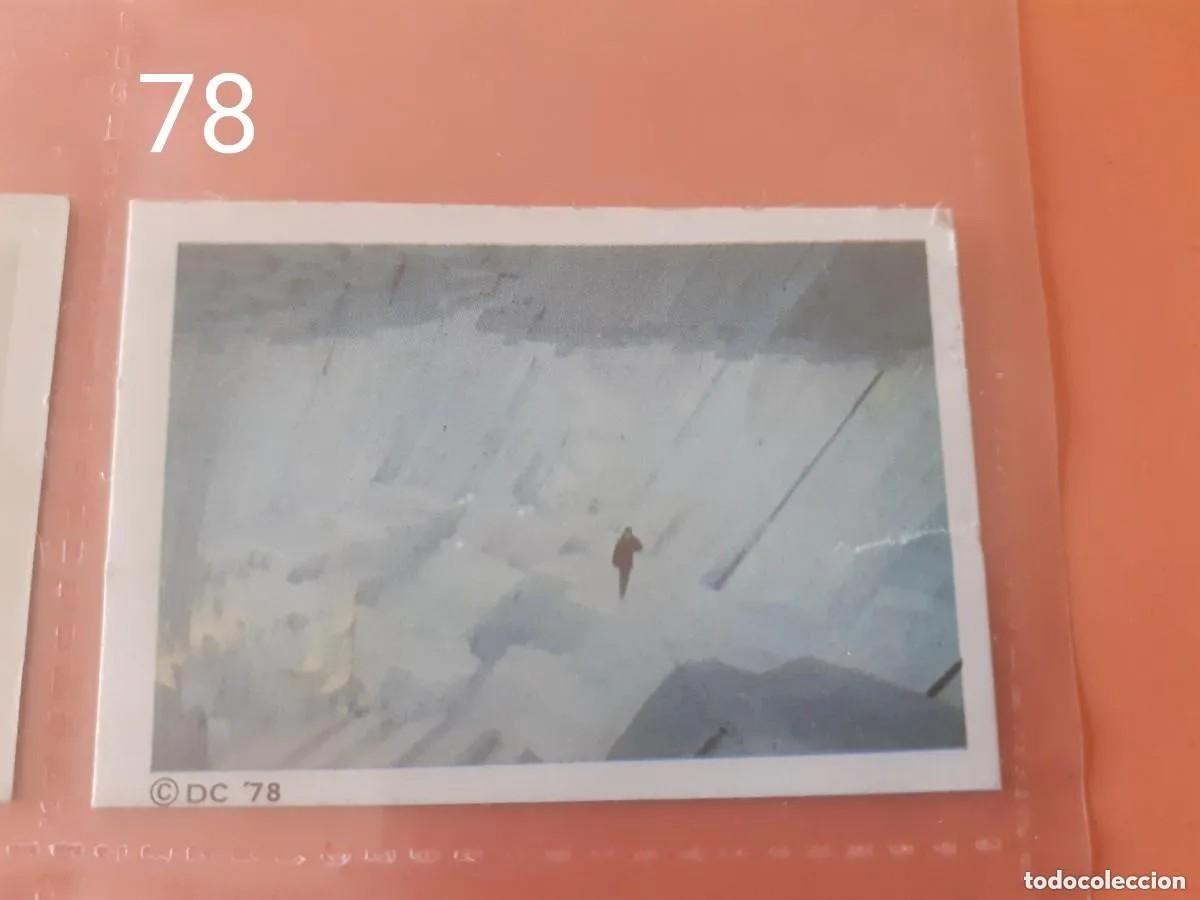 Coleccionismo Cromos antiguos: Cromo n.78 SUPERMAN - the movie - sin pegar