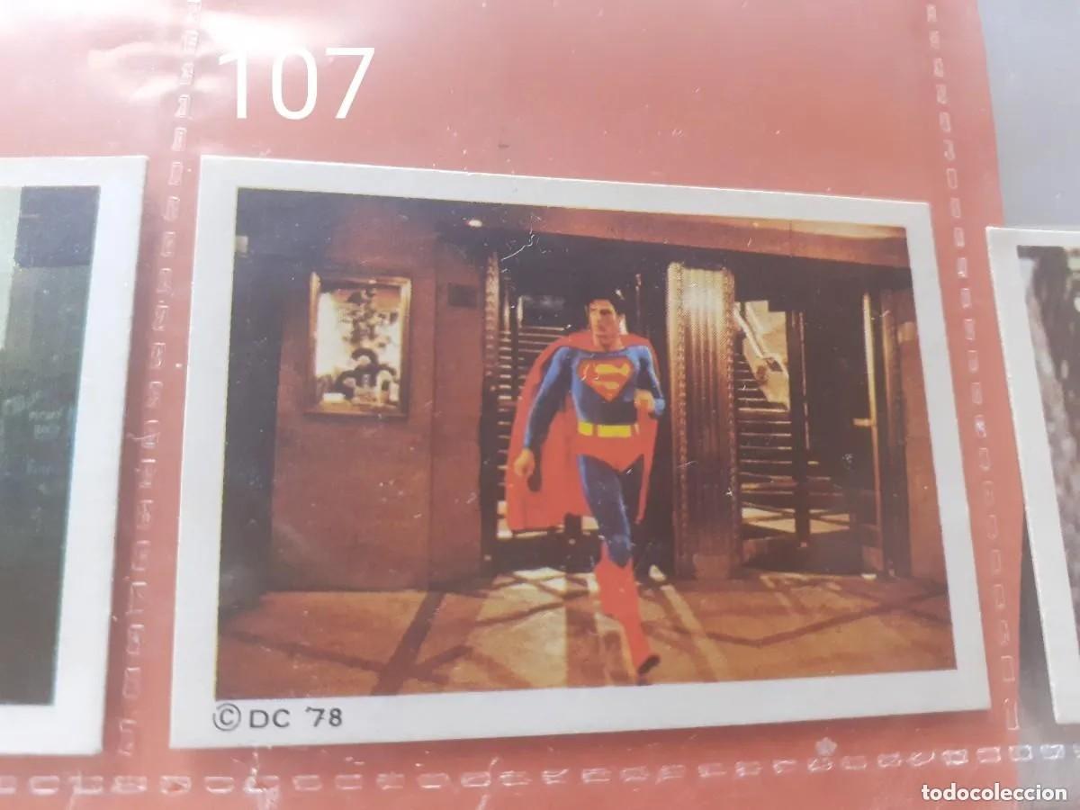 Coleccionismo Cromos antiguos: Cromo n.107 SUPERMAN - the movie - sin pegar