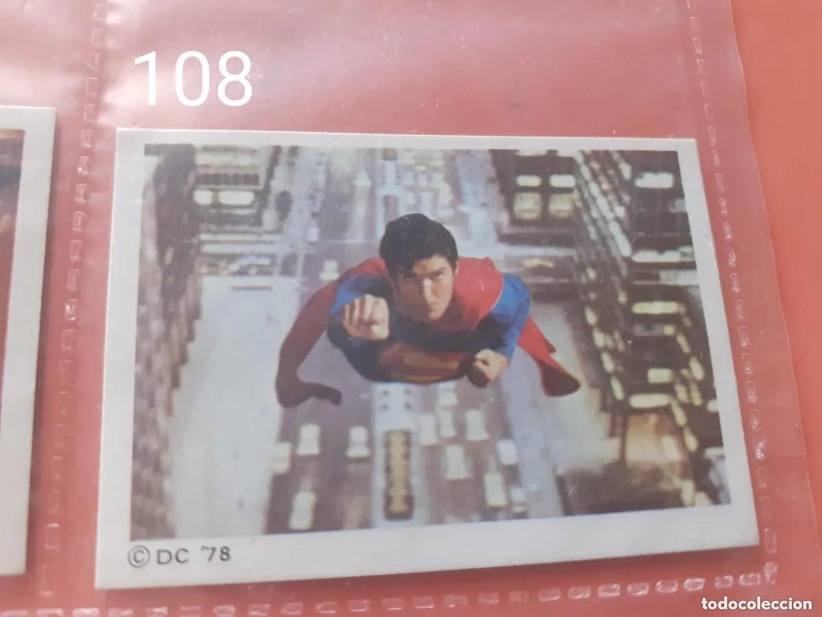 Coleccionismo Cromos antiguos: Cromo n.108 SUPERMAN - the movie - sin pegar