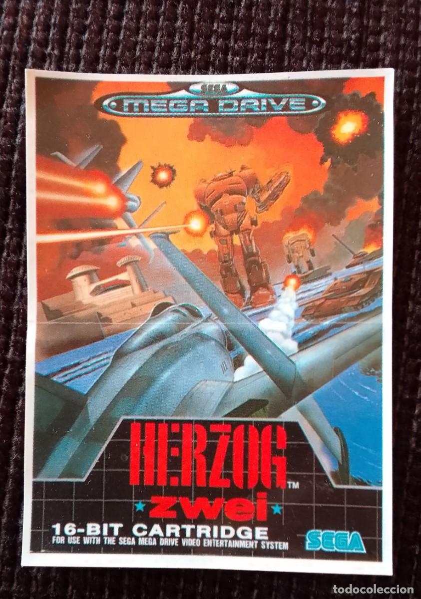 Coleccionismo Cromos antiguos: CROMO BOLLYCAO. HERZOG. ZWEI. 5. SEGA MEGA DRIVE.