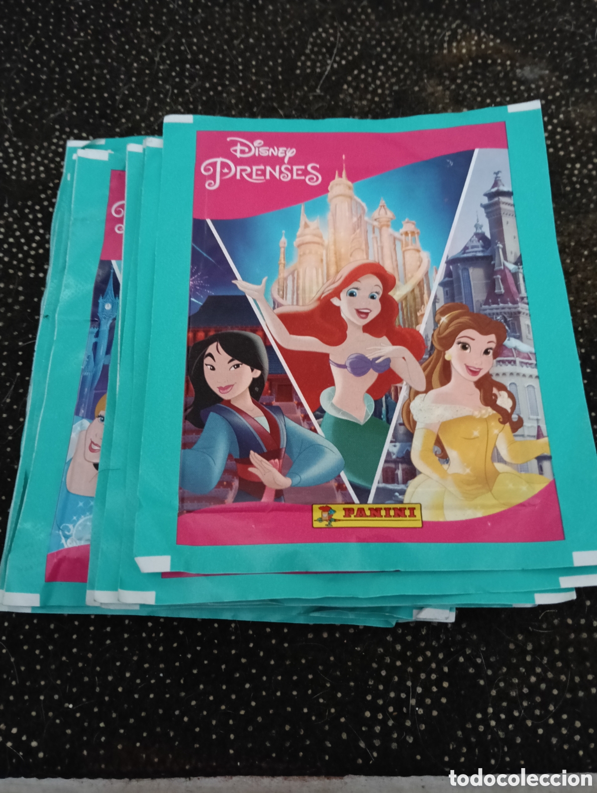 Coleccionismo Cromos antiguos: Lote de 13 sobres de la Princesa Disney, Disney Princesa, Vive tu aventura, de panini.