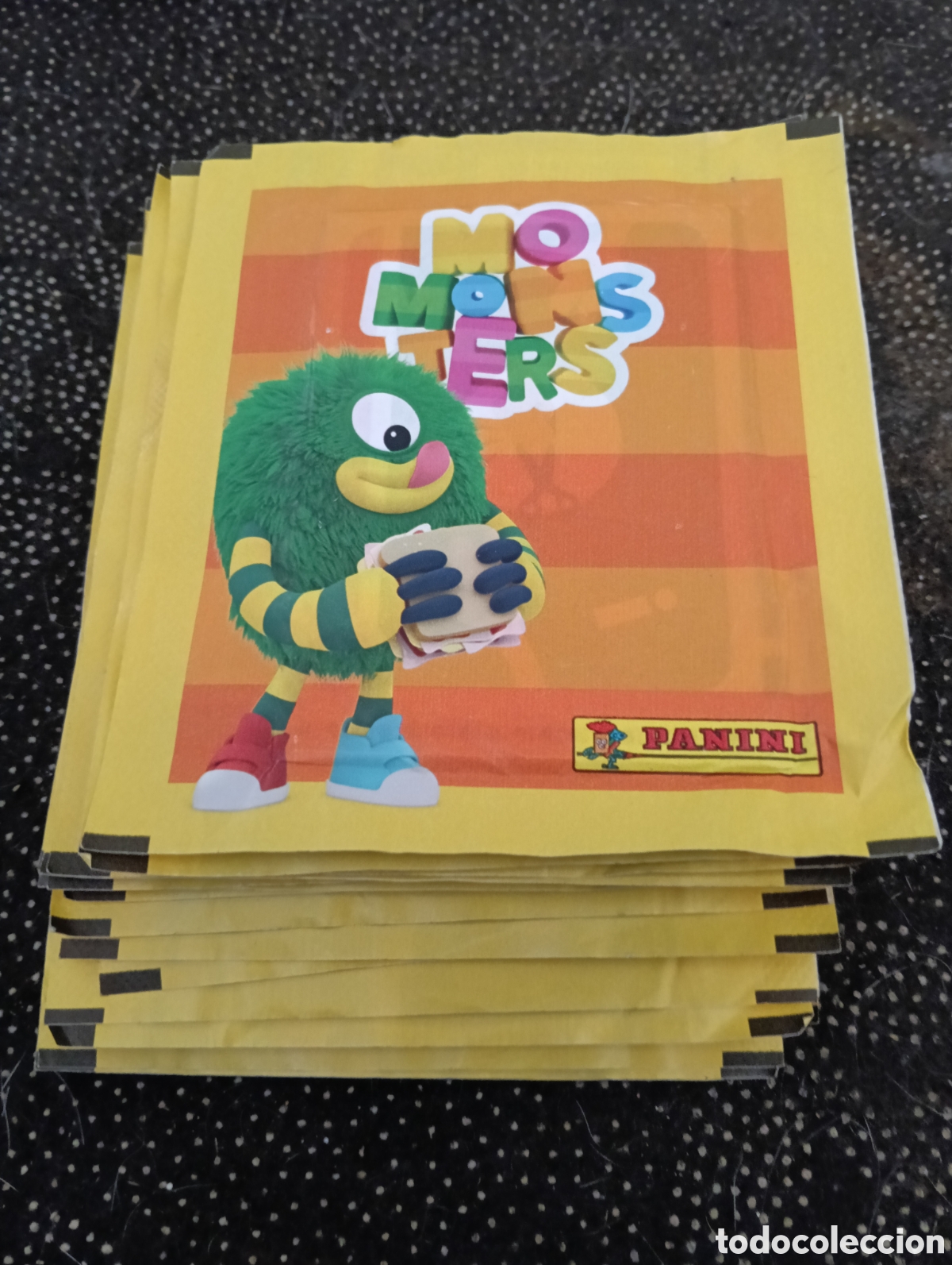 Coleccionismo Cromos antiguos: Lote de 21 sobres de LOS MONSTERS de la serie infantil del CLAN de Panini