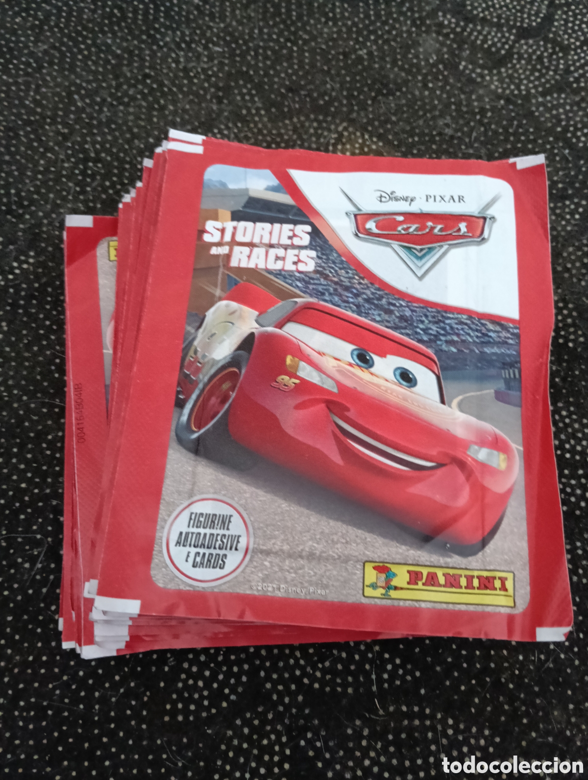Coleccionismo Cromos antiguos: 12 Sobres Panini Cars Stories &amp; Races Disney Pixar de PANINI