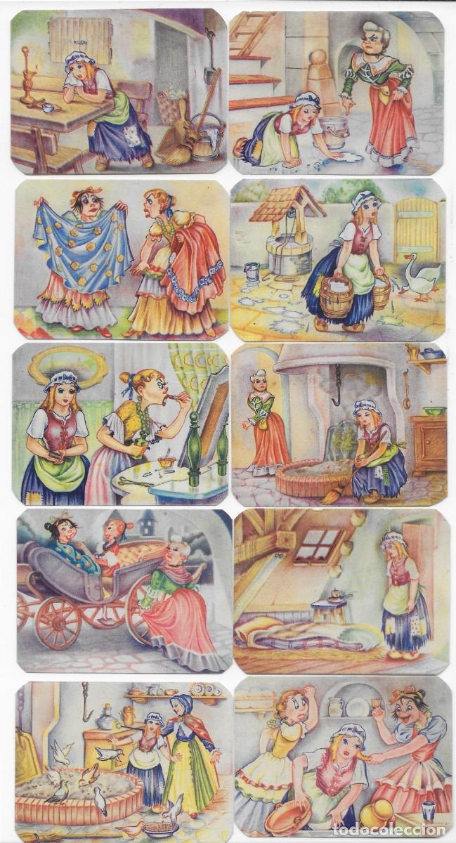 Collectionnisme Cartes &agrave; collectionner anciennes: S086- DIECINUEVE (19)CROMOS-ALBUM LUJO CAPERUCITA ROJA, PULGARCITO, LA CENICIENTA EDIT. FHER A&Ntilde;OS 40
