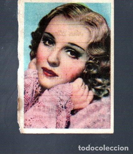Collectable Antique Stickers: CROMO CINEFOTO EDIT&Oacute; BRUGUERA HOJA F-12-A- N &ordm;7 ANN STENN DEL A&Ntilde;O 43 NO ESTUVO PEGADO