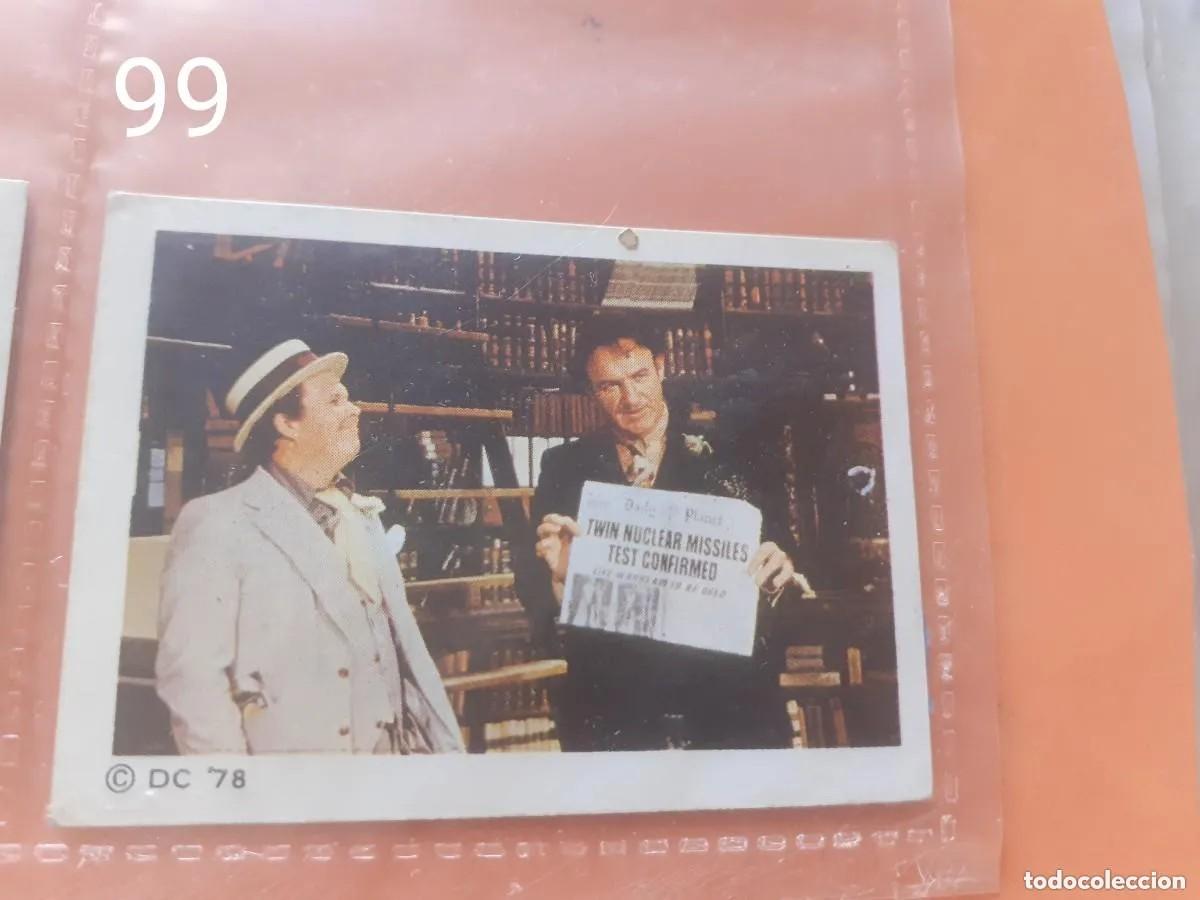 Colecionismo Cromos antigos: Cromo n.99 SUPERMAN - the movie - sin pegar