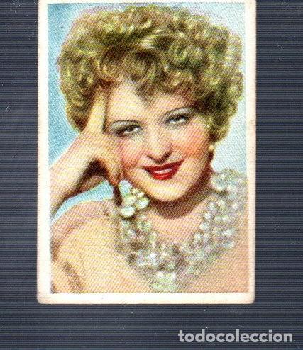 Coleccionismo Cromos antiguos: CROMO CINEFOTO EDIT&Oacute; BRUGUERA HOJA F-11-A- N &ordm;6 CLARA BORU DEL A&Ntilde;O 43 NO ESTUVO PEGADO