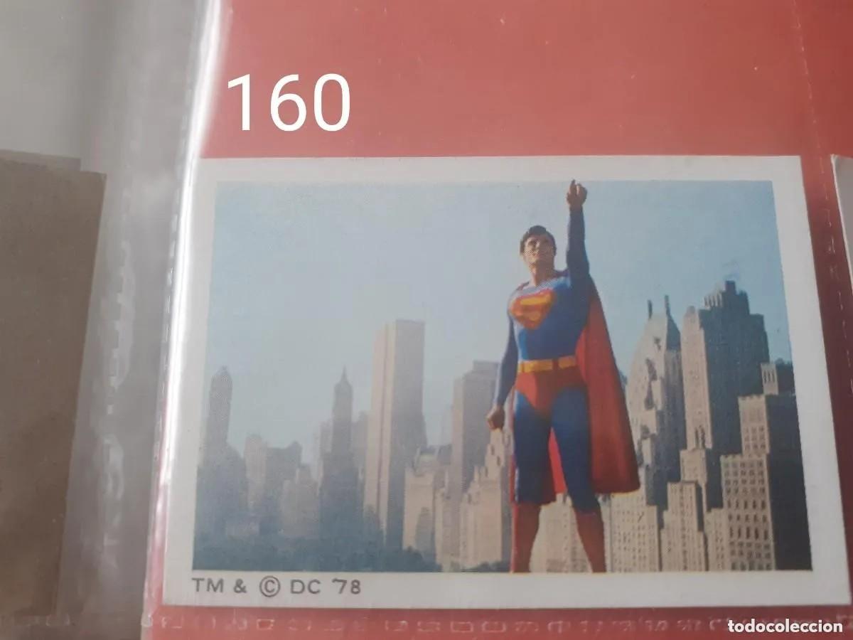 Coleccionismo Cromos antiguos: Cromo n.160 SUPERMAN - the movie - sin pegar