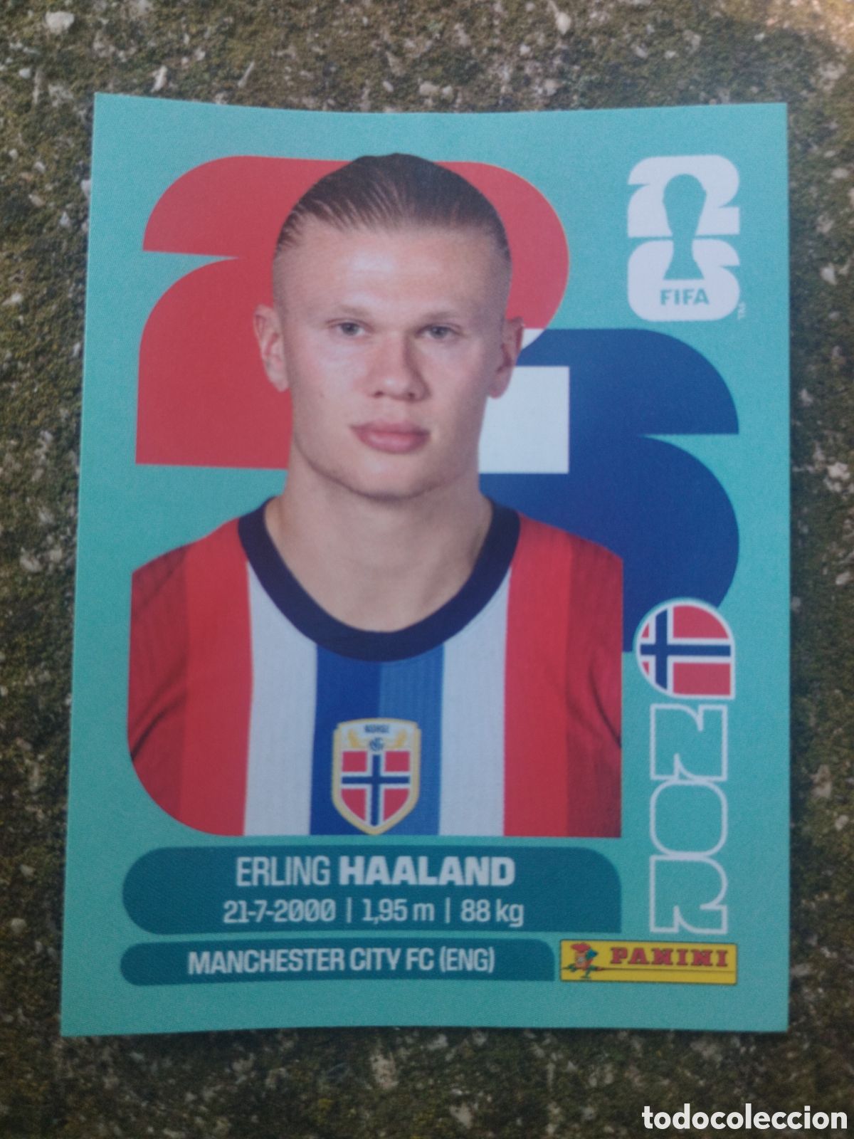Coleccionismo Cromos antiguos: NOR 15 NOR15 ERLING HAALAND NORUEGA ⚽ PANINI FIFA MUNDIAL WORLD CUP 26 2026 STICKER ⚽