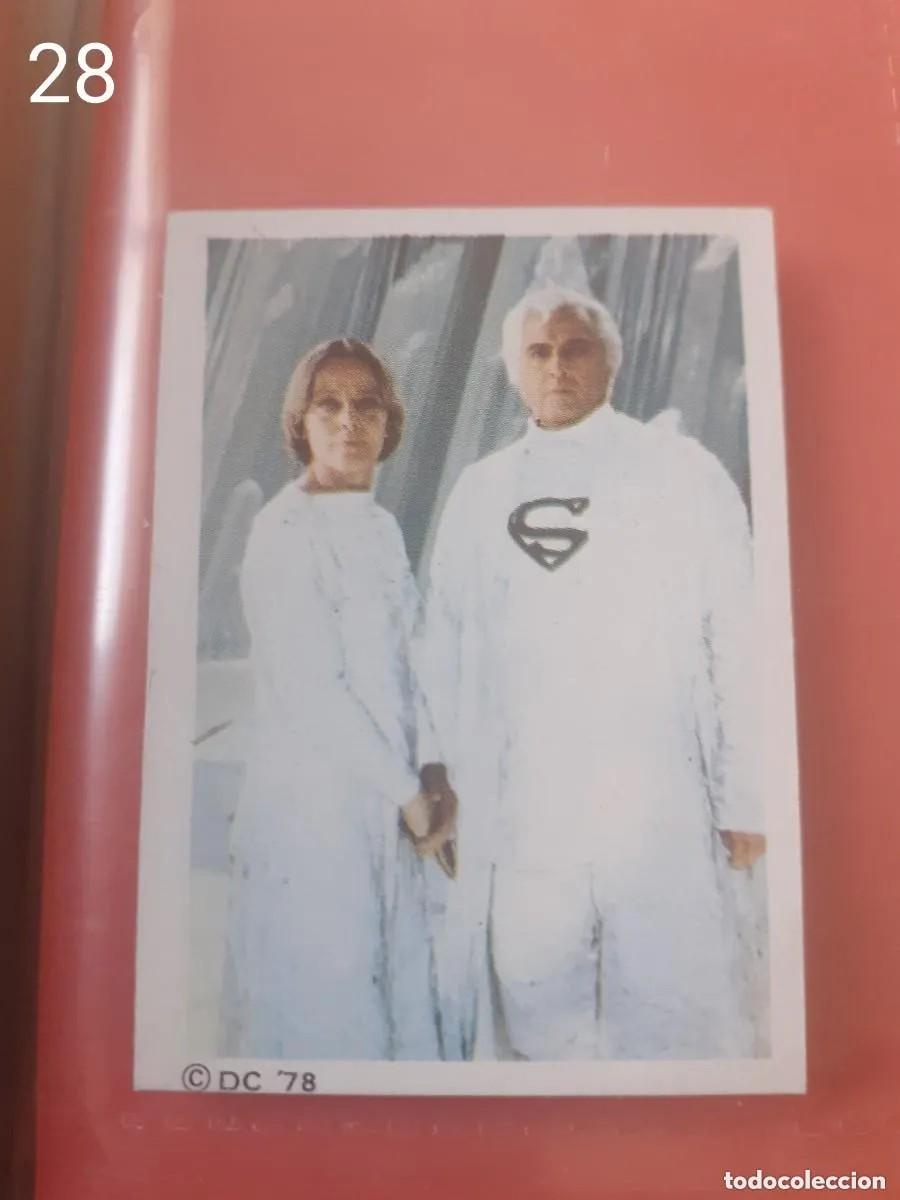 Coleccionismo Cromos antiguos: Cromo n.28 SUPERMAN - the movie - sin pegar