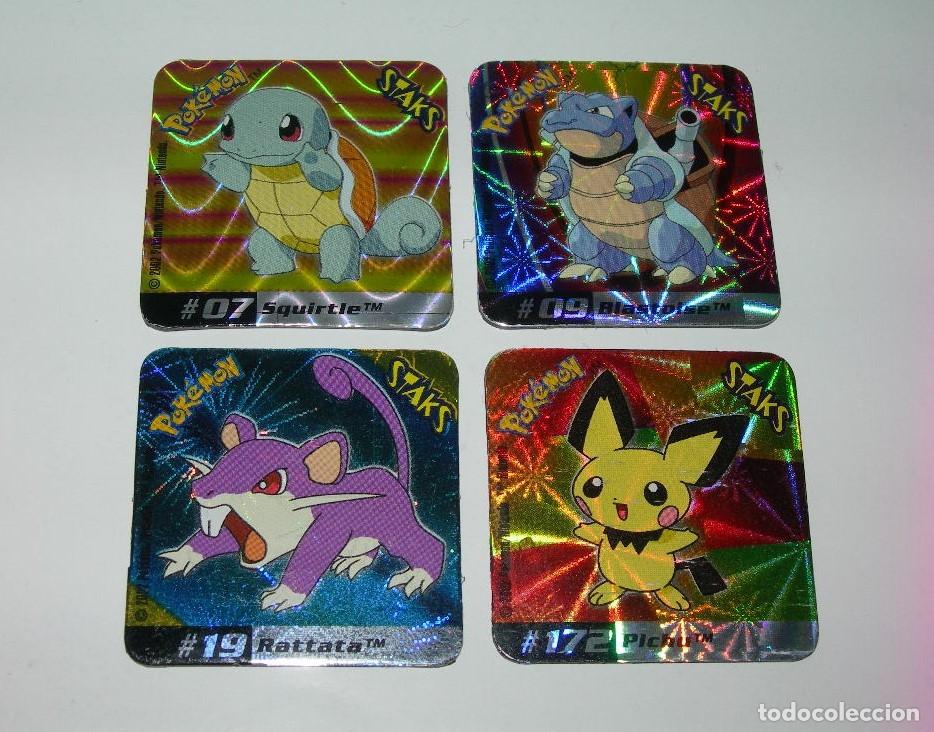 Coleccionismo Cromos antiguos: **RESERVADO** LOTE DE 4 STAKS COLECCI&Oacute;N POKEMON STAKS JOHTO LEAGUE CHAMPIONS - PANINI -