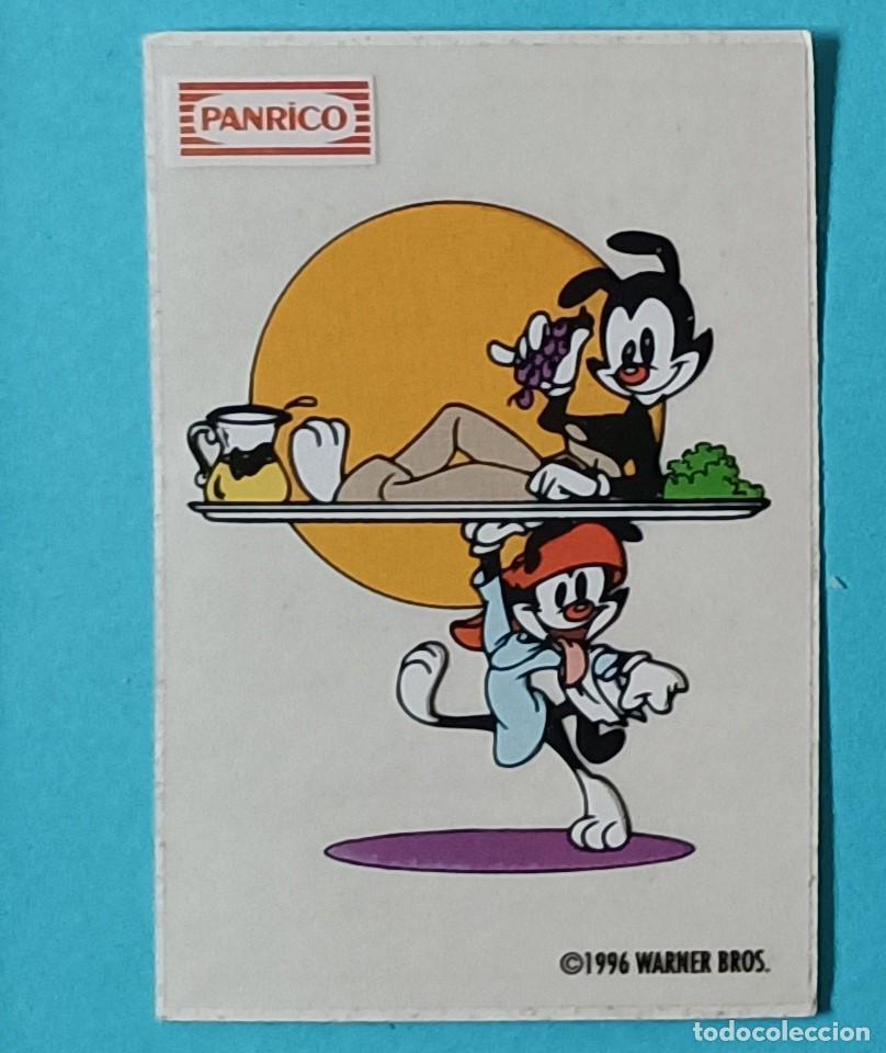 Coleccionismo Cromos antiguos: cromo panrico animaniacs pegatina sticker cromito a&ntilde;os 90 warner 14