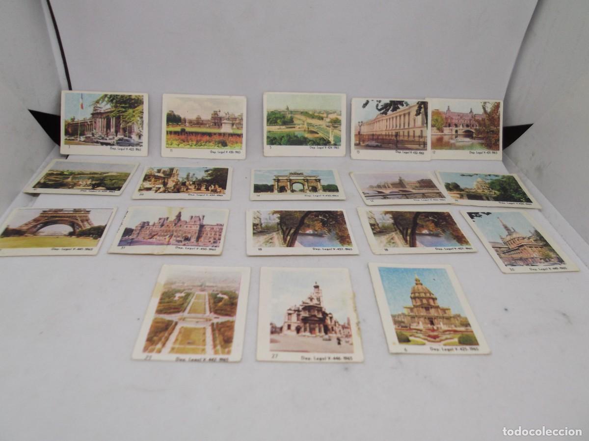 Coleccionismo Cromos antiguos: Lote de 18 mini cromos de tombola peque&ntilde;os sin pegar.Villajoyosa 1966