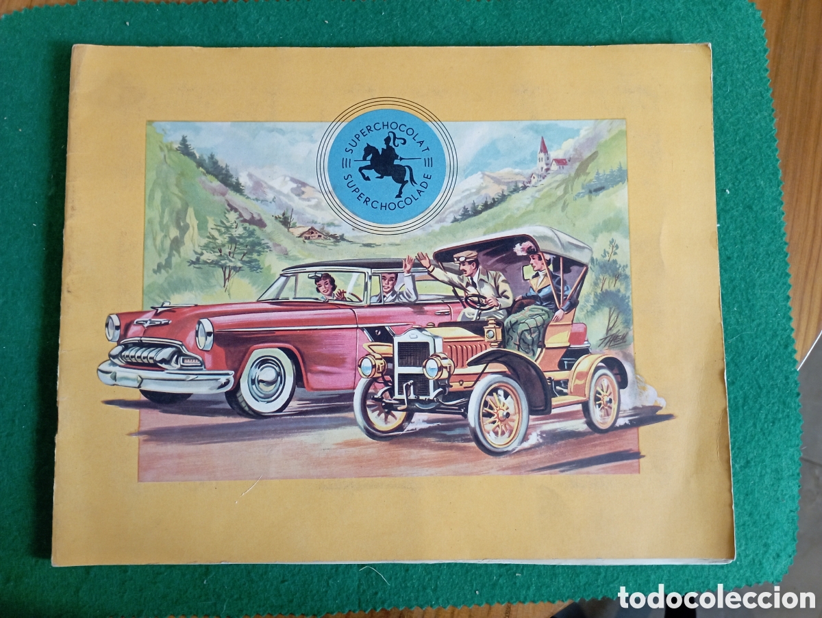 Coleccionismo Cromos antiguos: ALBUM DE CROMOS EDITADO EN BELGICA , COMPLETO, JACQUES HISTORIA DEL AUTOMOVIL