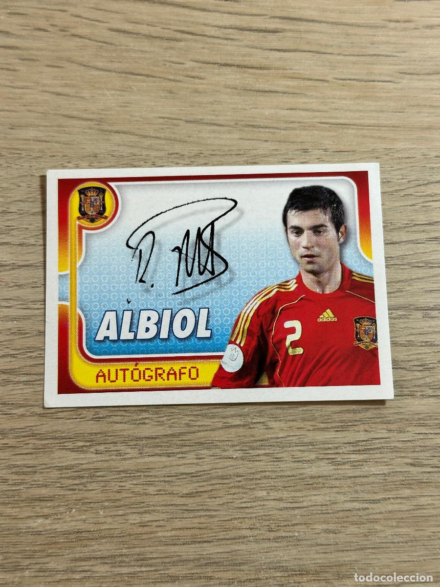 Coleccionismo Cromos antiguos: ALBIOL AUTOGRAFO n&ordm; 52 A POR ELLOS SELECION ESPA&Ntilde;OLA 2009 PANINI CROMO SIN PEGAR NUEVO
