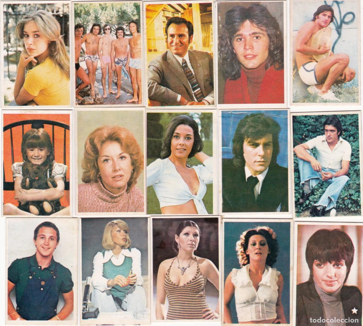 Coleccionismo Cromos antiguos: LOTE RESERVADO 15 CROMOS FIGURAS (CROMOS RECUPERADOS)
