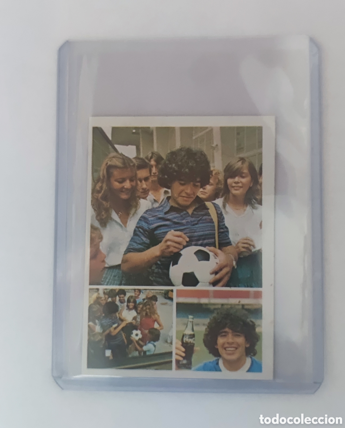 Coleccionismo Cromos antiguos: Cromo Maradona &rdquo;Tele anuncios&rdquo; ediciones este 1984