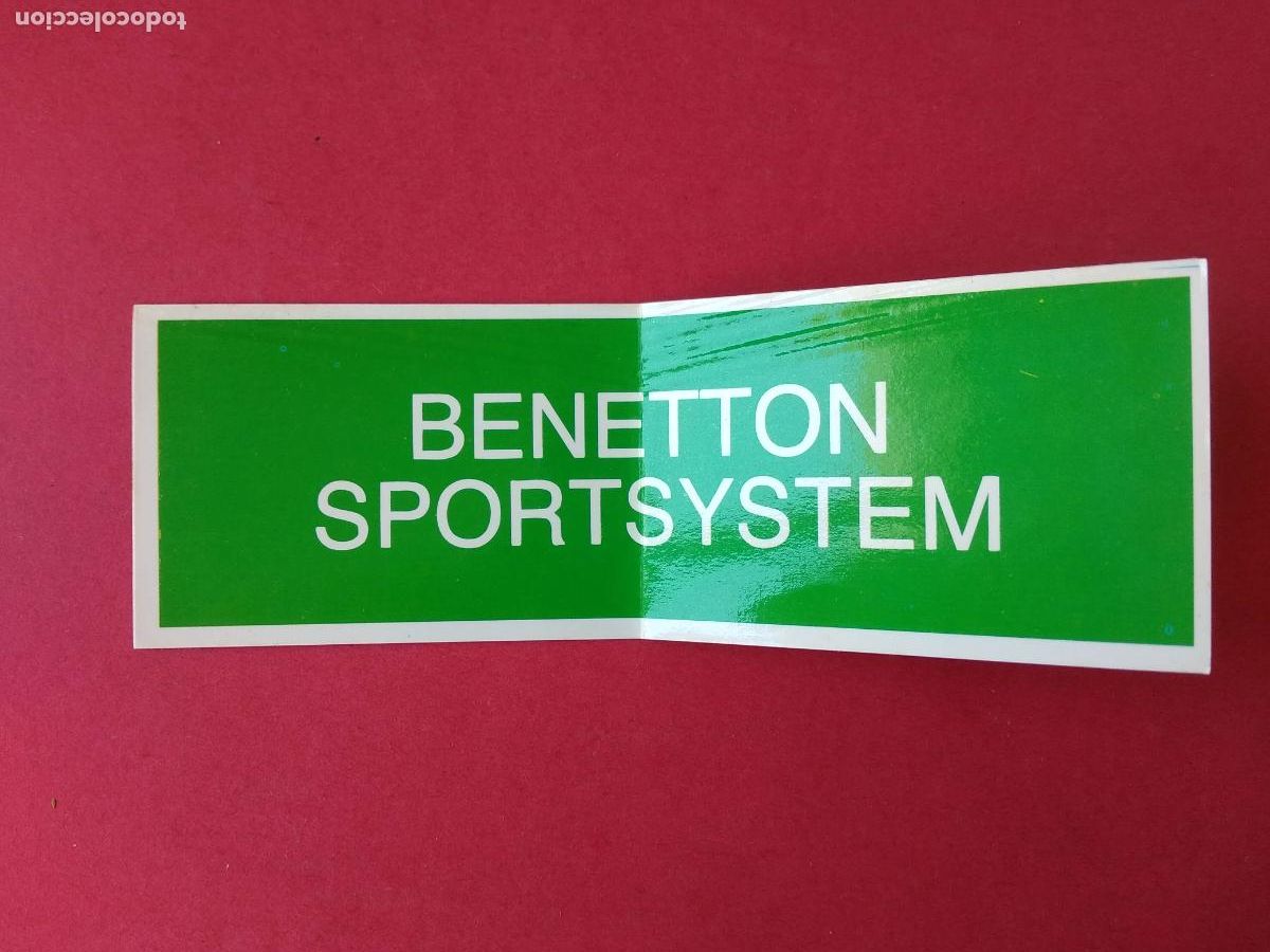 Coleccionismo Cromos antiguos: CROMO BOLLYCAO SUPERMARCAS N&ordm; 5 BENETTON SPORTSYSTEM
