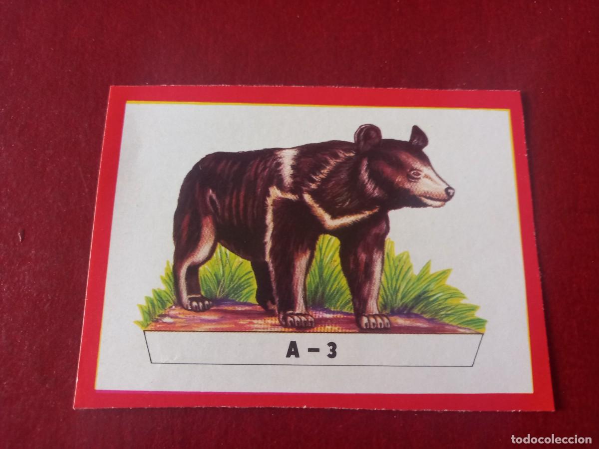 Coleccionismo Cromos antiguos: Cromo A3 recortable para album Panorama Zoologico - ruiz romero