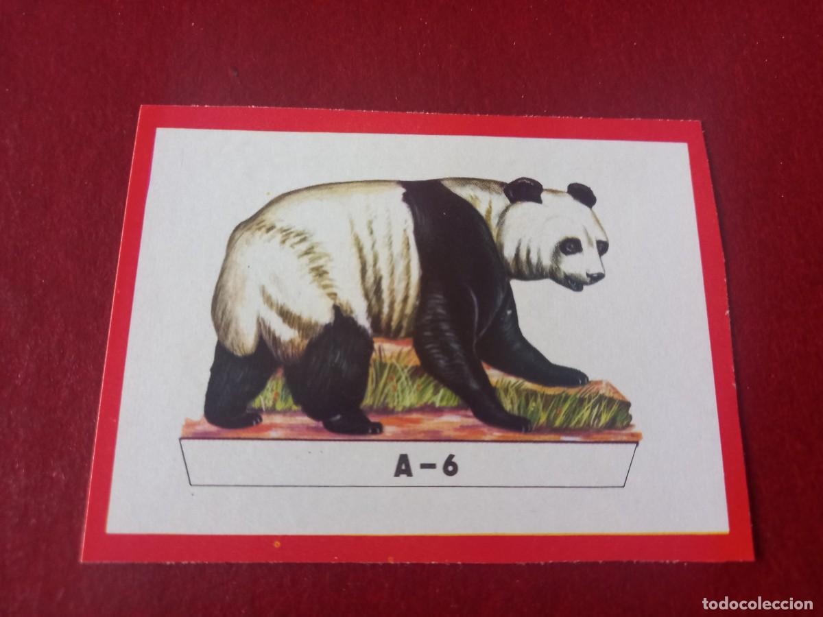 Coleccionismo Cromos antiguos: Cromo A6 recortable para album Panorama Zoologico - ruiz romero