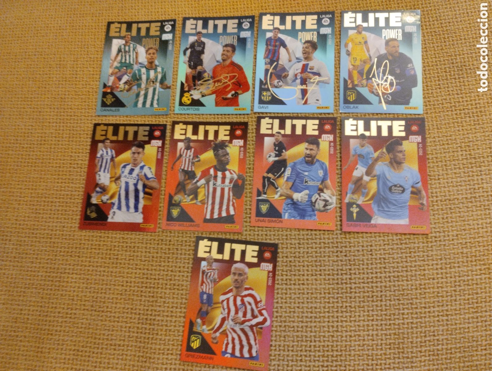 Coleccionismo Cromos antiguos: Lote cromos MGK ELITE 2023-24