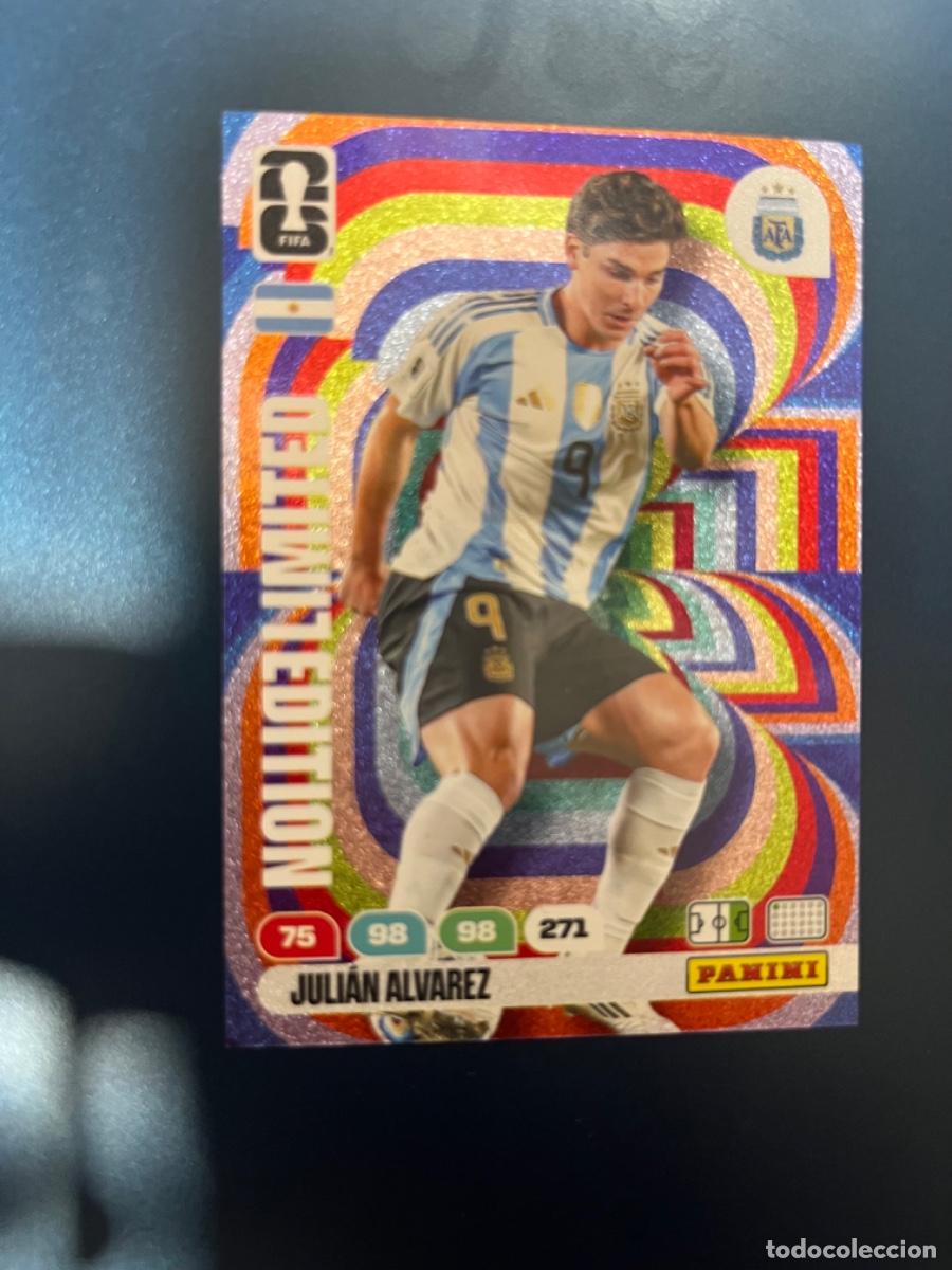 Coleccionismo Cromos antiguos: Julian &Aacute;lvarez argentina limited edition adrenalyn world cup mundial 2026