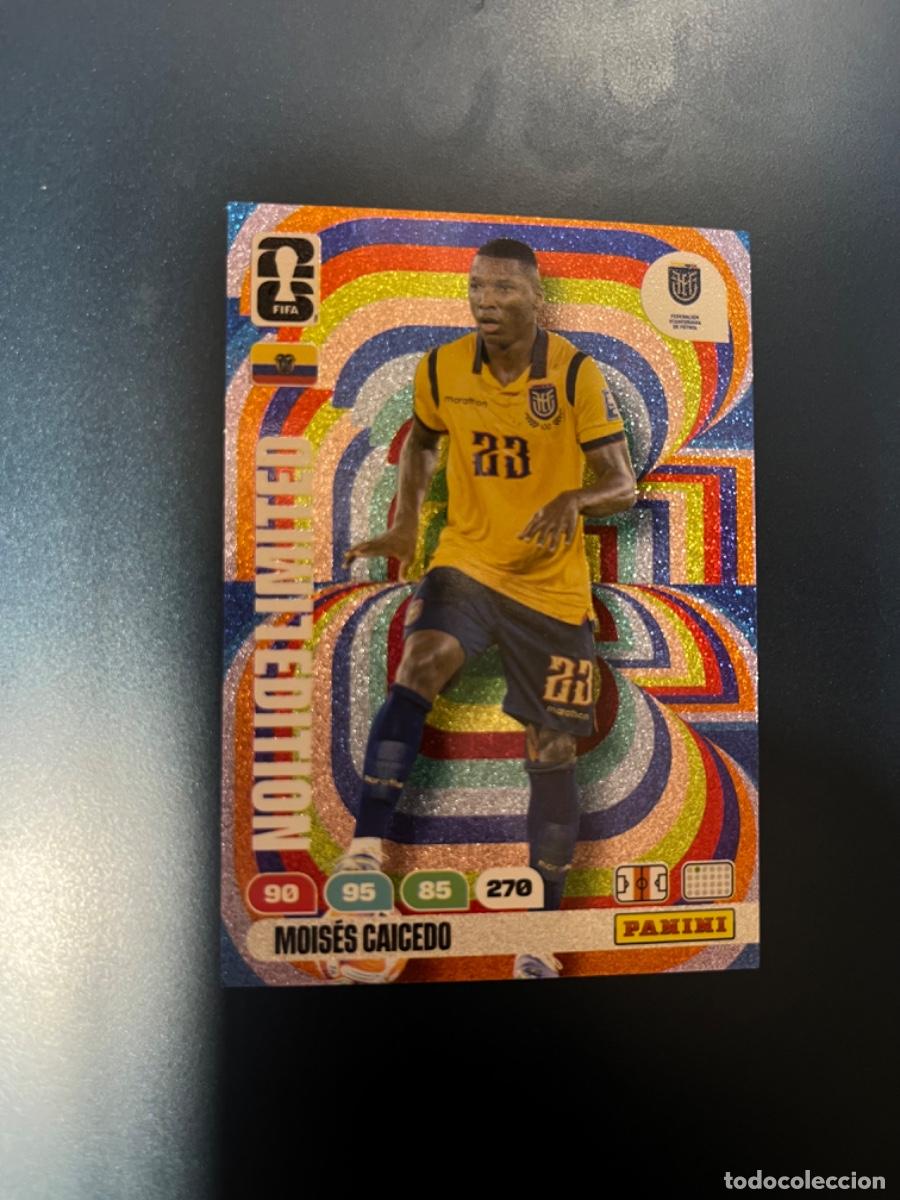 Coleccionismo Cromos antiguos: Moises caicedo ecuador limited edition adrenalyn world cup mundial 2026