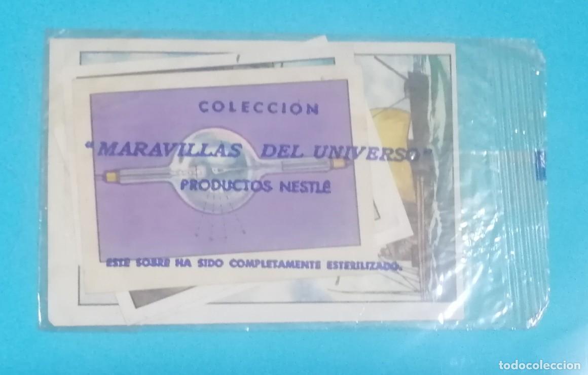 Coleccionismo Cromos antiguos: Sobre de Album Nestle Las Maravillas del Universo. Sellado con Cromos.