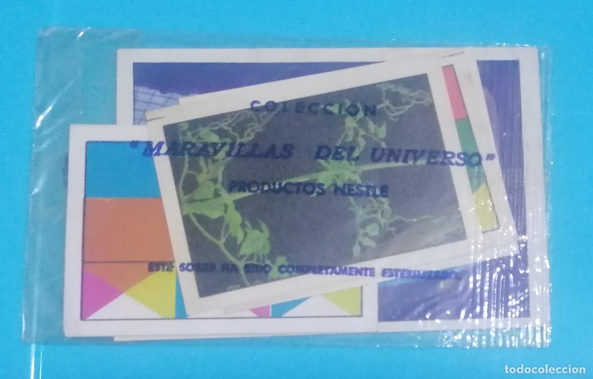 Coleccionismo Cromos antiguos: Sobre de Album Nestle Las Maravillas del Universo. Sobre con Cromos.