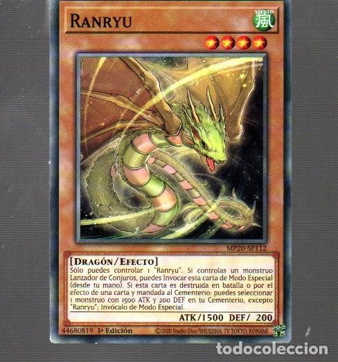 Coleccionismo Cromos antiguos: CROMO KONAMI YU-GI-OH RAN RYU SP 112 DEL A&Ntilde;O 2020