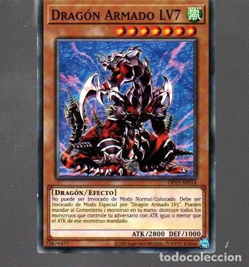 Coleccionismo Cromos antiguos: CROMO KONAMI YU-GI-OH DE DRAG&Oacute;N ARMADO LV7 SP014 DEL A&Ntilde;O 2020