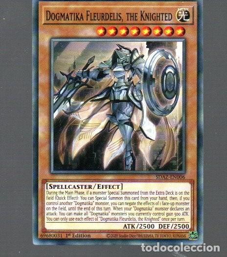 Coleccionismo Cromos antiguos: CROMO KONAMI YU-GI-OH DE DOGMATIKA FLEUR GELIS THE KNIGHTED EM006 DEL A&Ntilde;O 2020