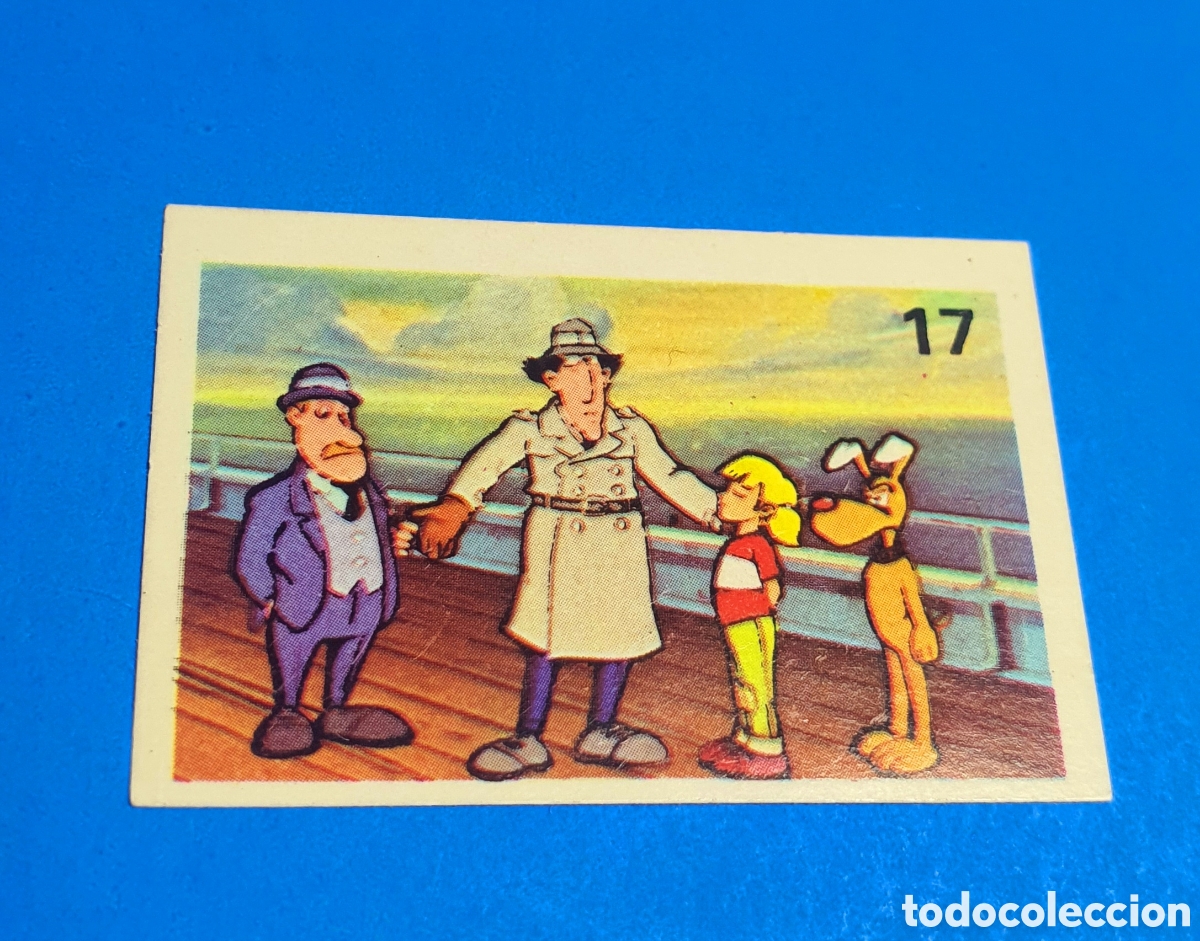 Coleccionismo Cromos antiguos: CROMO PEGATINA INSPECTOR GADGET PIPAS PREMIUM ORIGINAL DE LA &Eacute;POCA