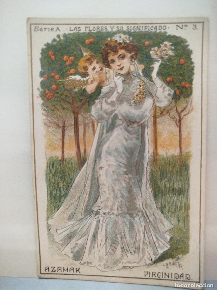 Coleccionismo Cromos antiguos: Cromo Las flores y su significado, n&uacute;m. 3, Chocolates Condal
