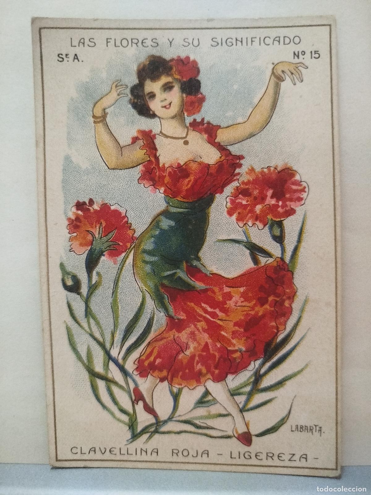 Coleccionismo Cromos antiguos: Cromo Las flores y su significado, n&uacute;m. 15, Chocolates Condal