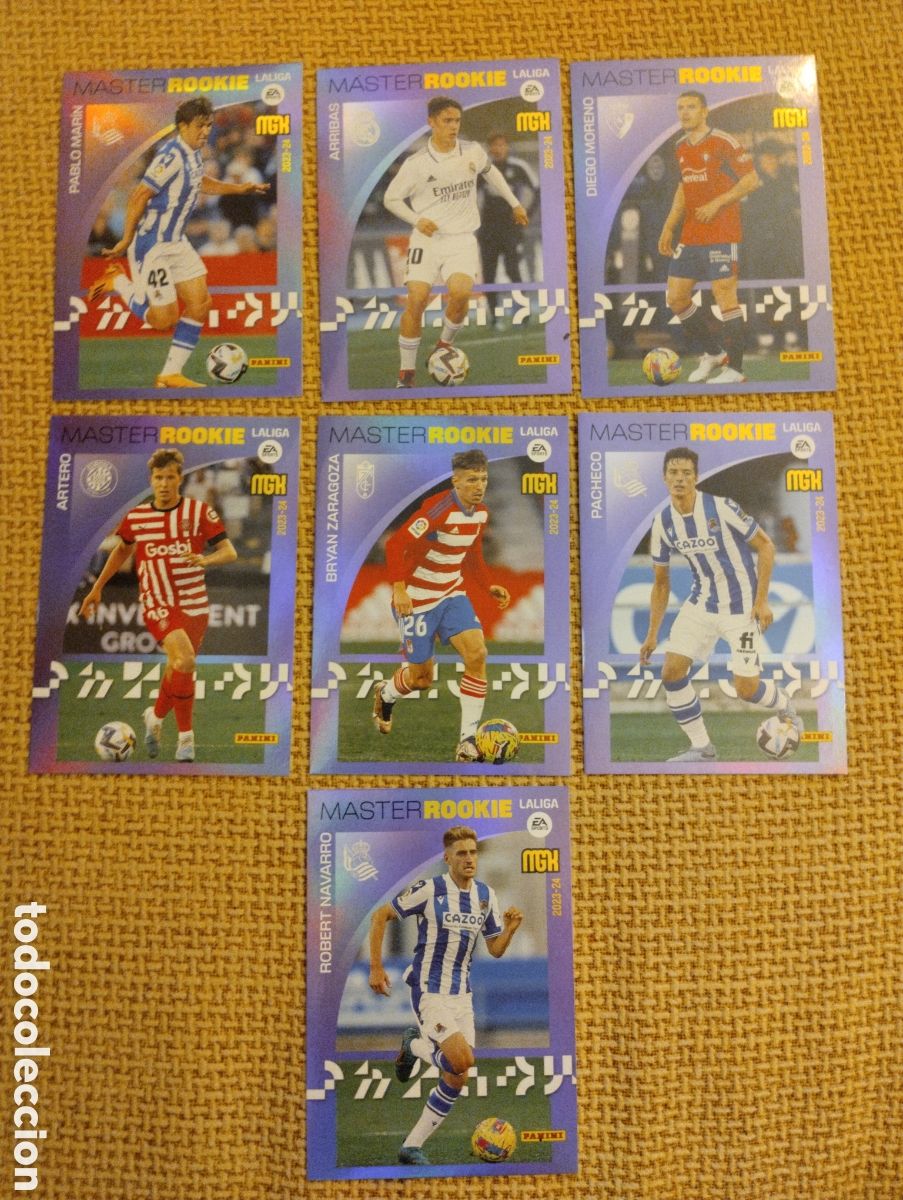 Coleccionismo Cromos antiguos: Lote cromos Master Rookie MGK 2023-24