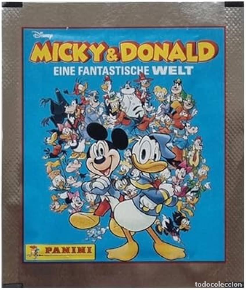 Coleccionismo Cromos antiguos: MICKEY Y DONALD COMPLETA SIN PEGAR