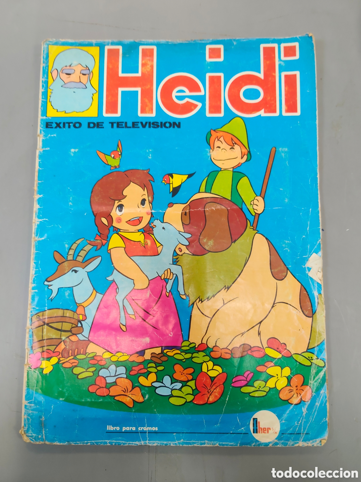 Coleccionismo Cromos antiguos: Album de cromos de HEIDI
