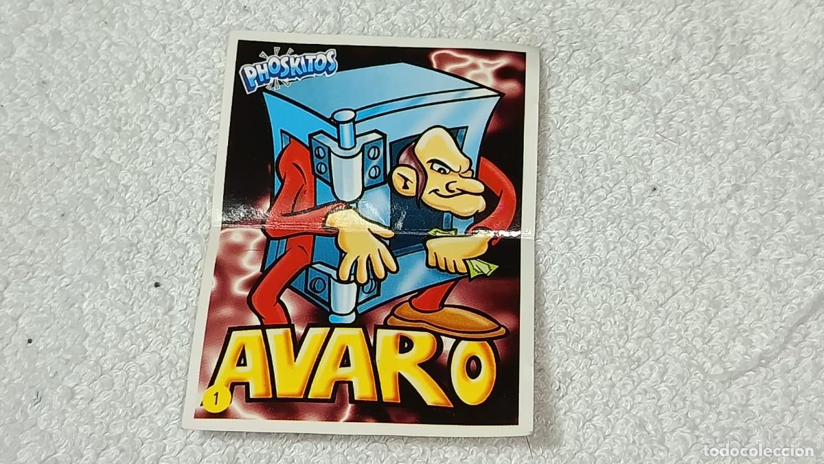 Coleccionismo Cromos antiguos: PHOSKITOS : ANTIGUO CROMO TRANSFORMERS AVARO A&Ntilde;OS 90 SIN PEGAR