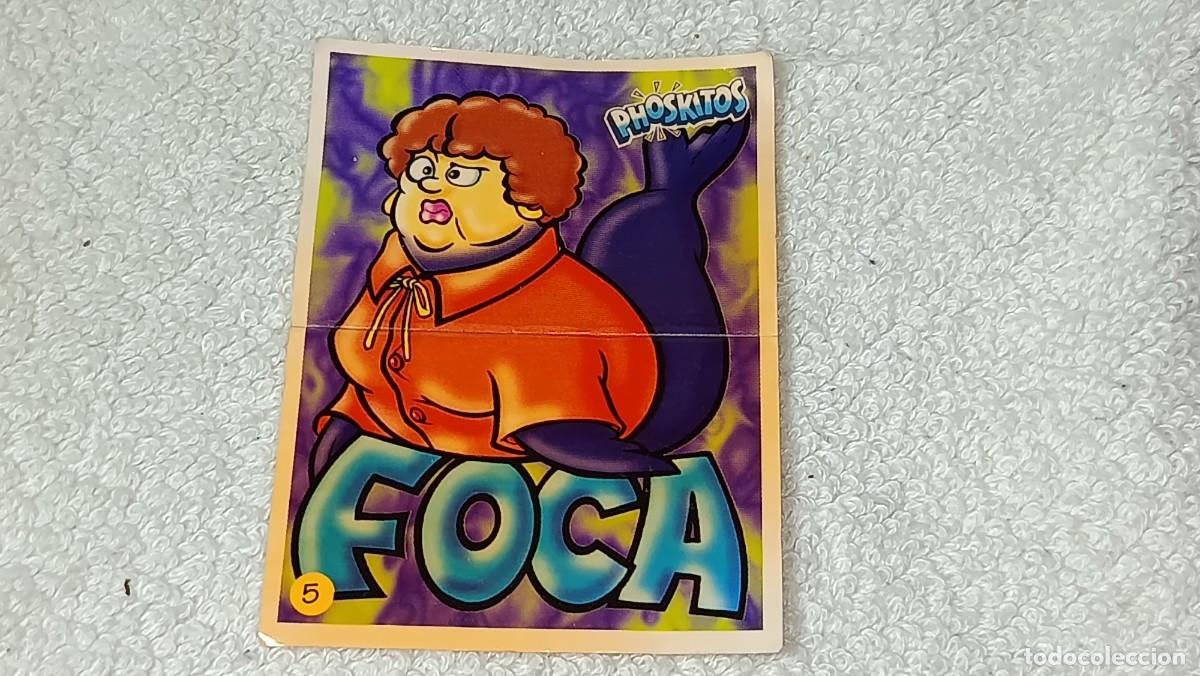 Coleccionismo Cromos antiguos: PHOSKITOS : ANTIGUO CROMO TRANSFORMERS N&ordm; 5 FOCA A&Ntilde;OS 90 SIN PEGAR