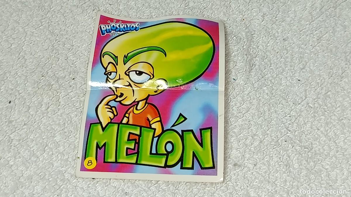 Coleccionismo Cromos antiguos: PHOSKITOS : ANTIGUO CROMO TRANSFORMERS N&ordm; 8 MELON A&Ntilde;OS 90 SIN PEGAR